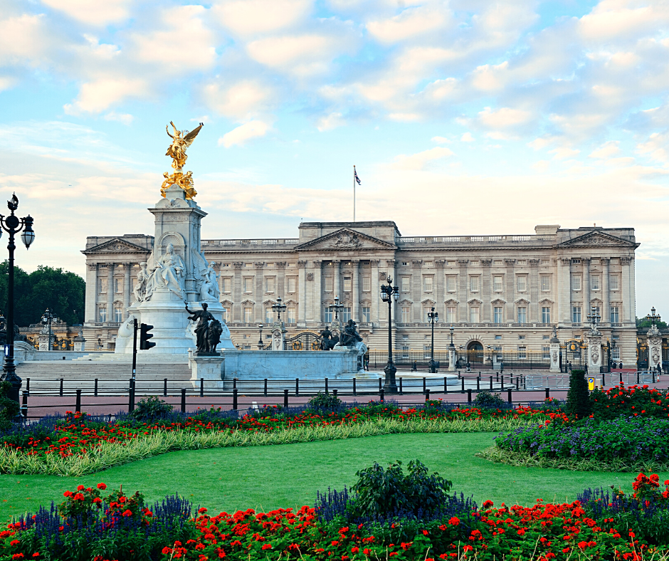 Buckingham Palace, London. Movies and TV shows about The British Royal Family