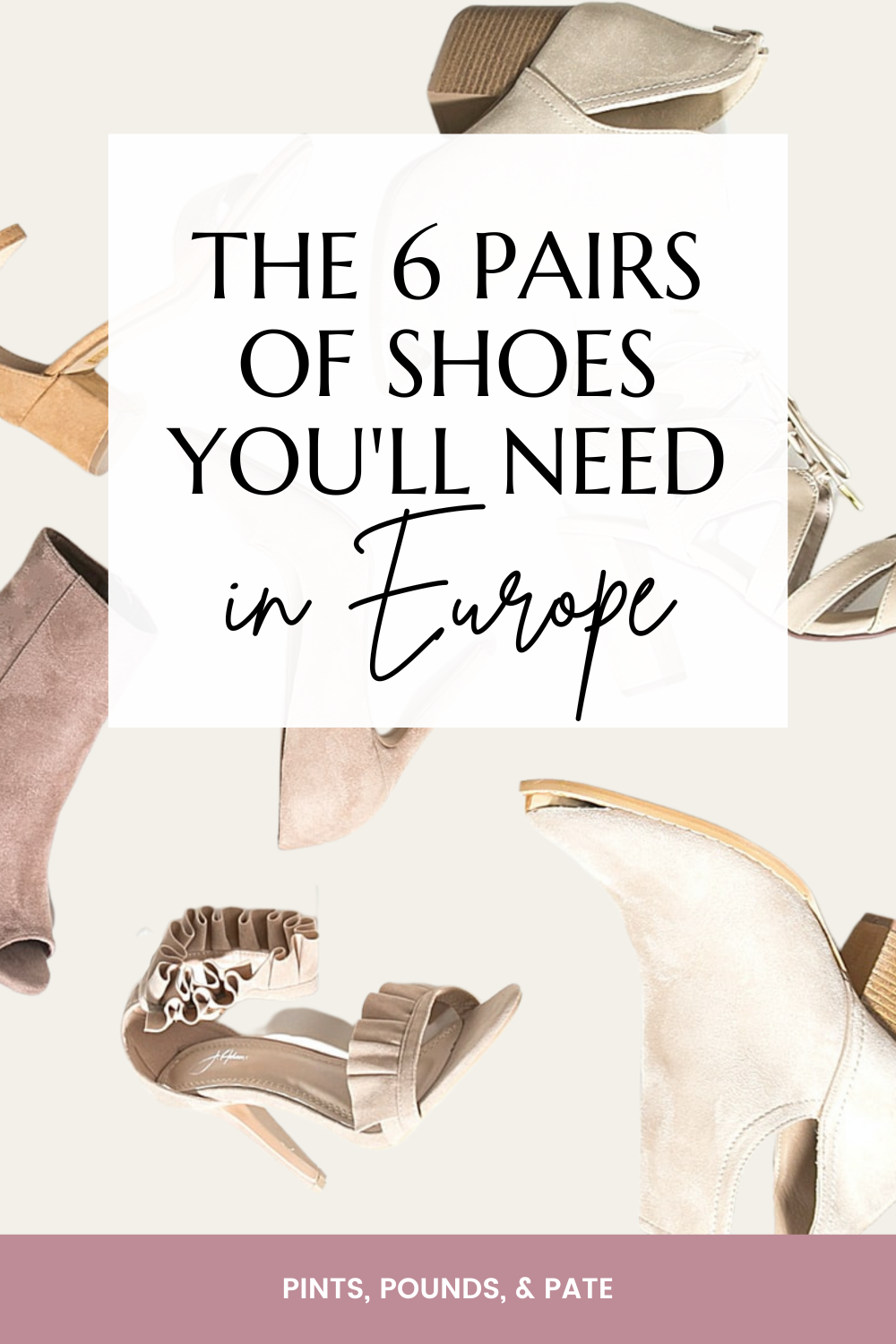 Europe Travel Shoes Packing Tips