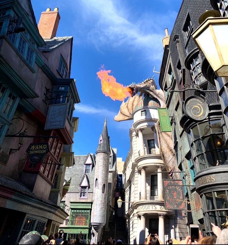 9 remarkable photos of the Wizarding World after hours  Harry potter  world, Hogsmeade village, Harry potter facts