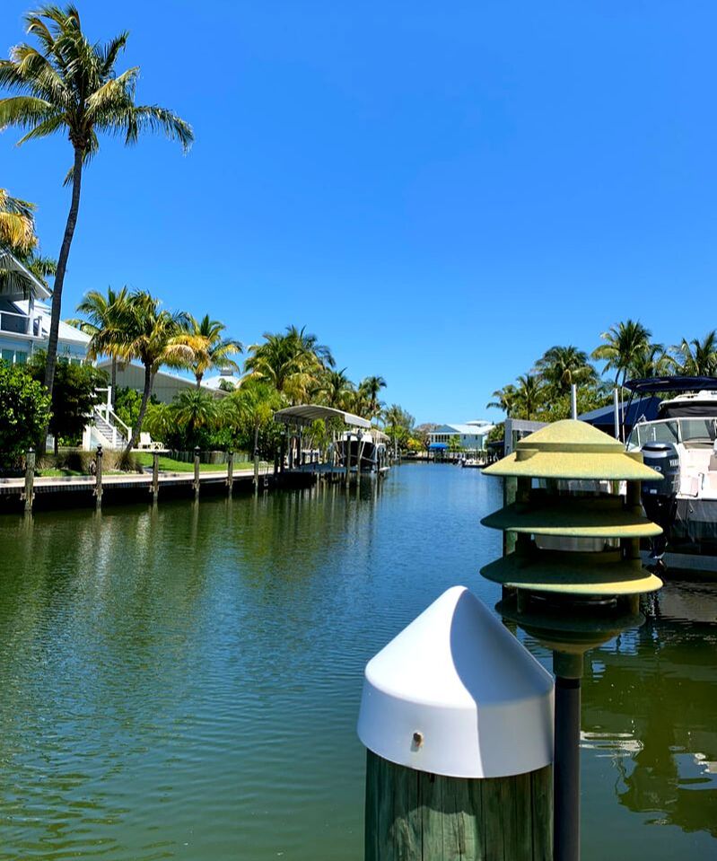 Canals in Boca Grande, Florida