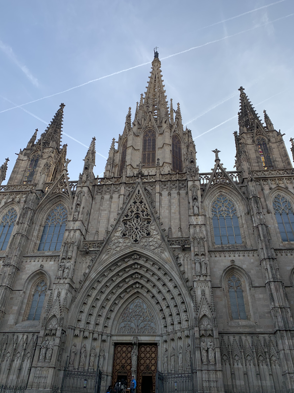 Barcelona Cathedral. Tourist Mistakes in Spain