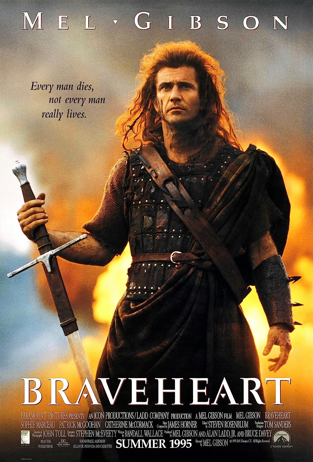 Braveheart. Best Movies Set in Scotland.