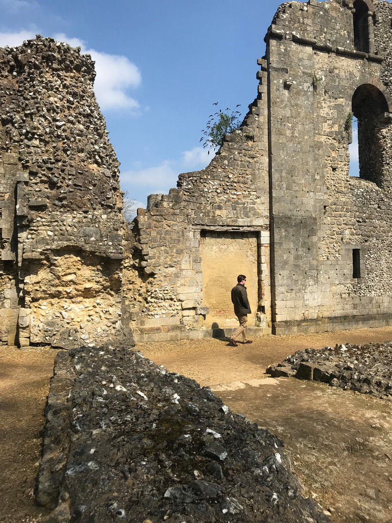 Ruins at Wolvesey Castle, Winchester