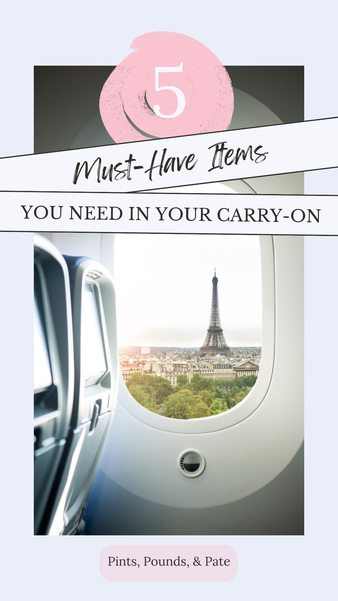 Packing a Carry-On for a Long Haul Flight to Europe