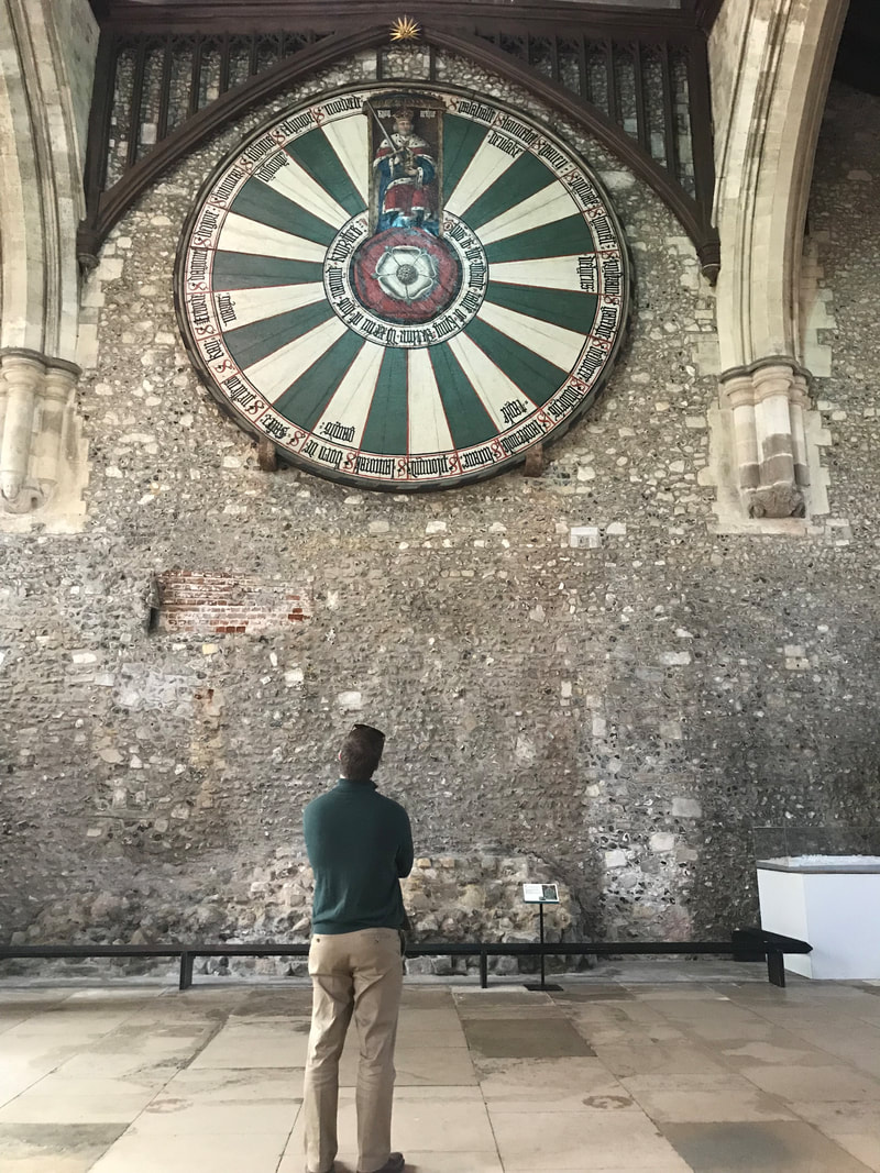 The Round Table at Winchester Castle, Winchester, Hampshire