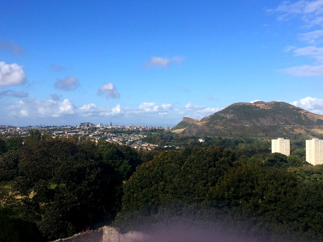 View of Edinburgh from Craigmillar Castle