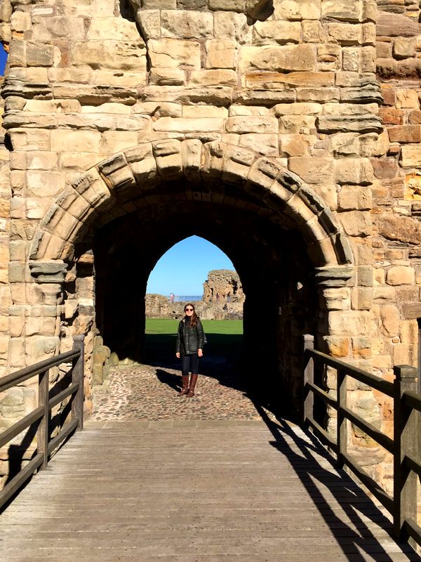 St Andrews Castle entrance, St Andrews Scotland