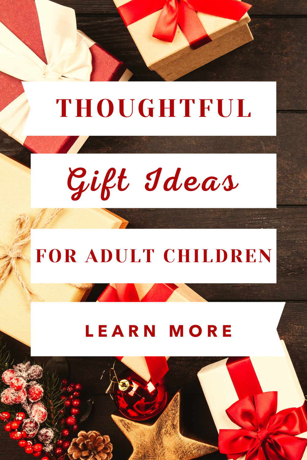 Christmas Gift Ideas for Adult Children