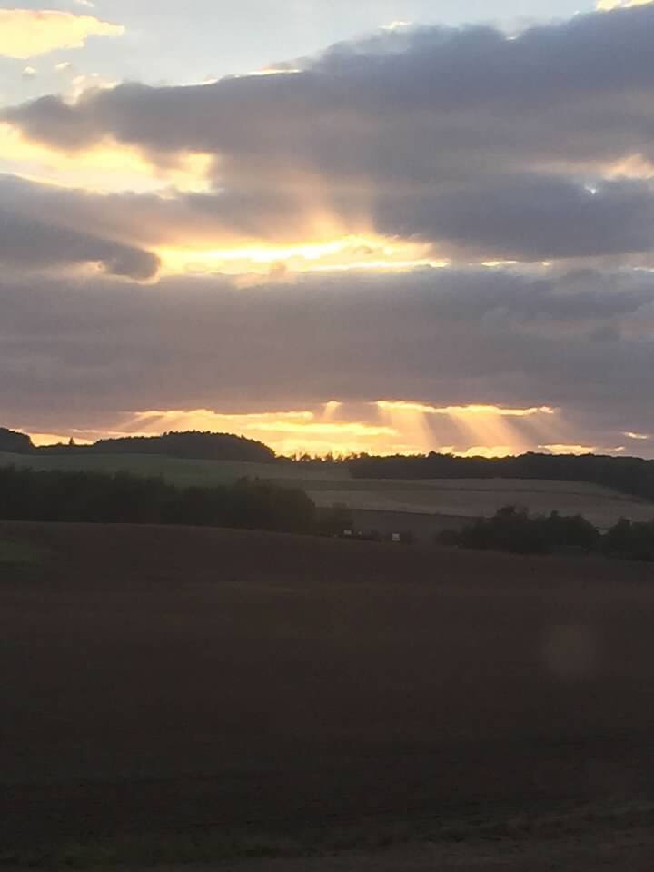 View from the train from Edinburgh to Inverness