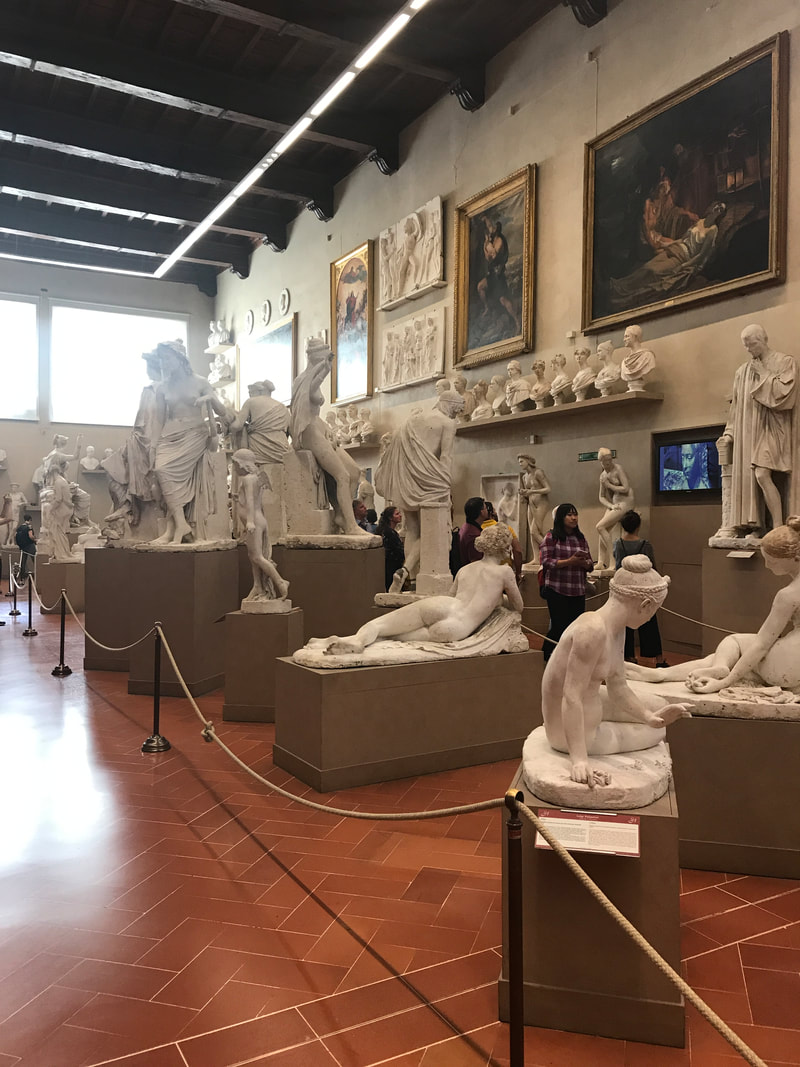 Interior, Accademia Gallery, Florence, Italy