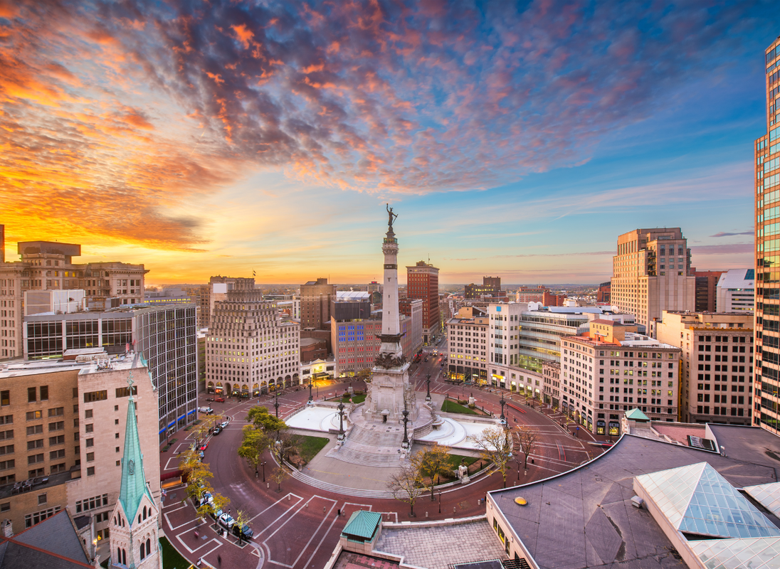 Downtown Indianapolis. Fun Things to Do In Indianapolis for Couples