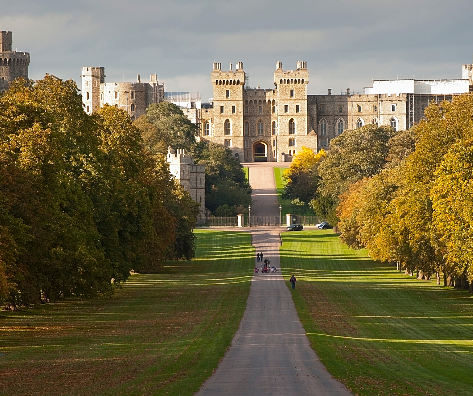 Windsor Castle, England. Movies and TV shows about The British Royal Family