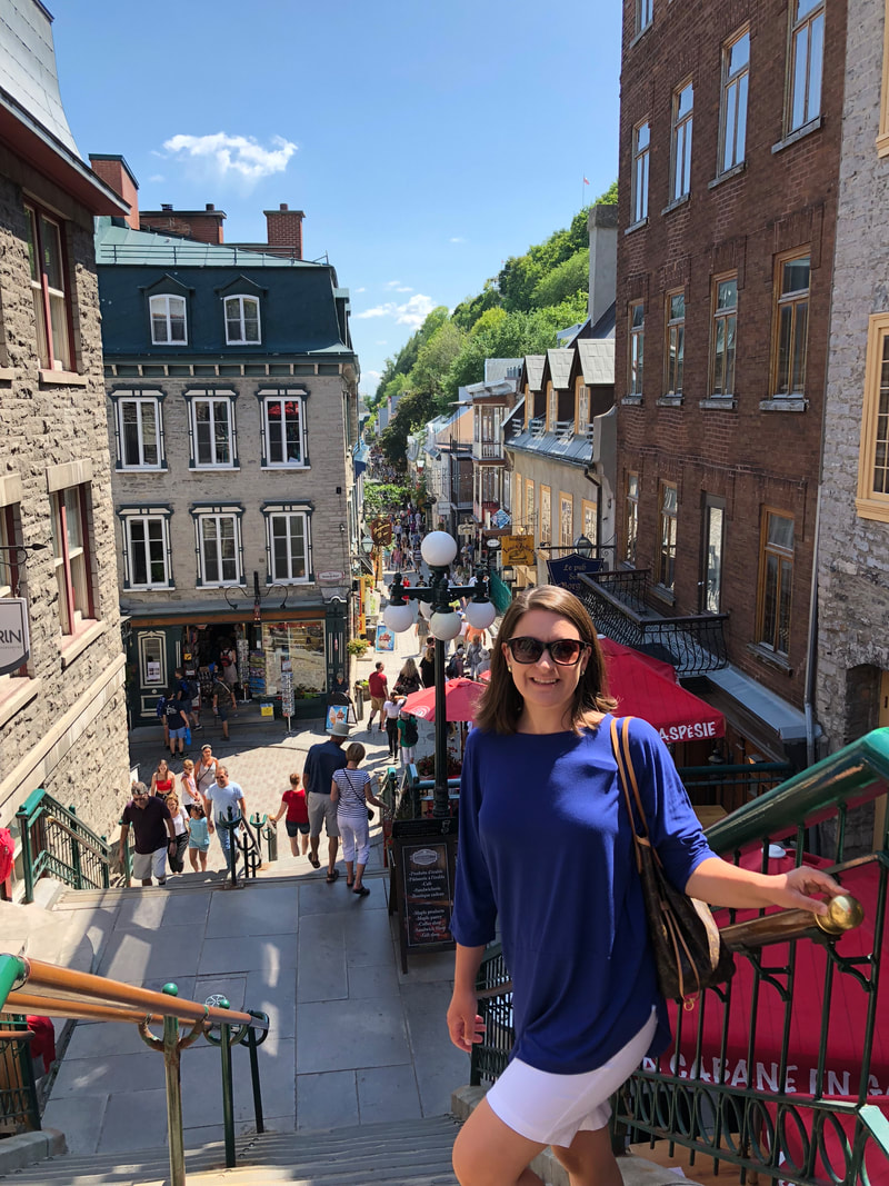 Quebec City's Breakneck stairs