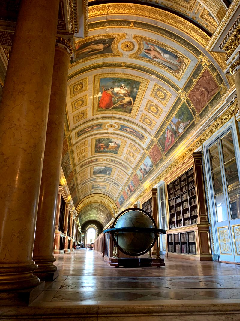 Library at the Chateau de Fontainebleau