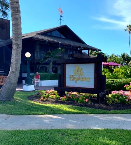 Restaurants in Boca Grande, Florida: The Pink Elephant, Boca Grande, Florida