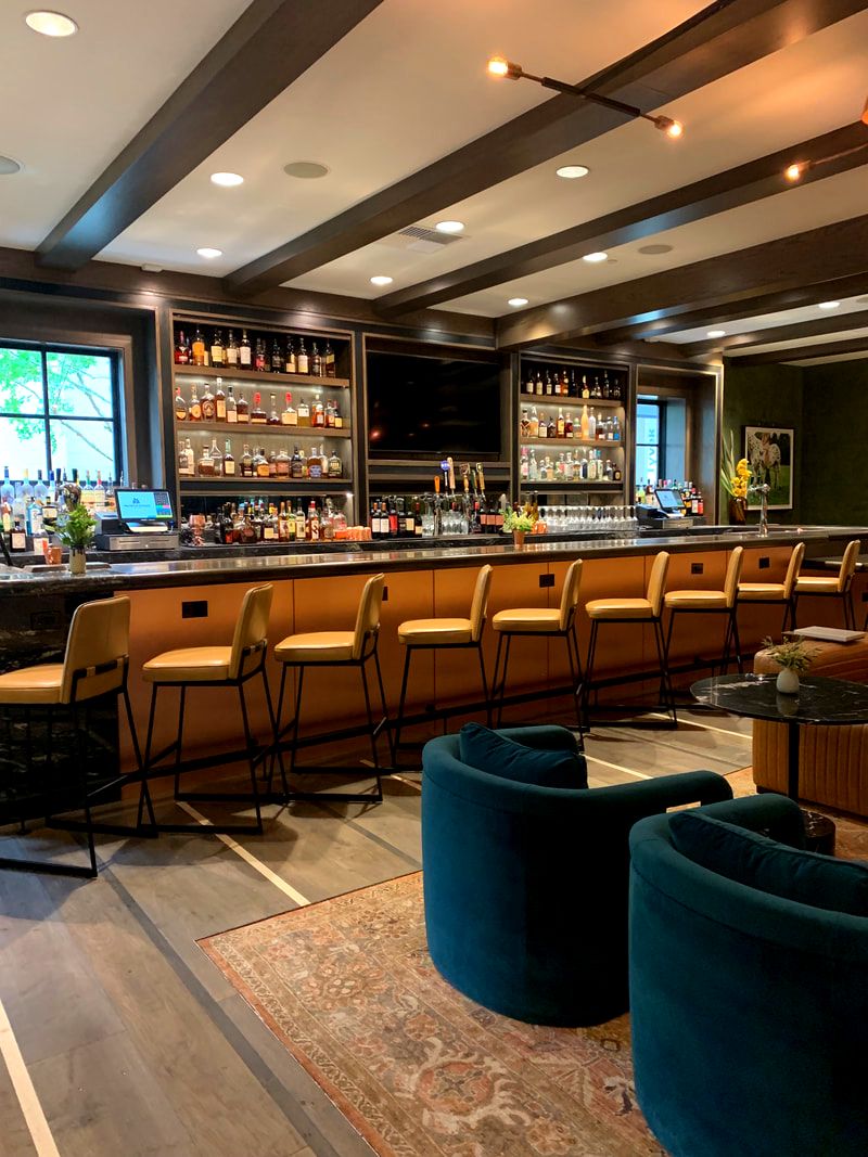 The bar at MacArthur Place, Sonoma