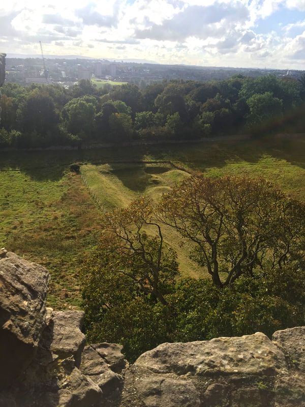 View from atop Craigmillar Castle