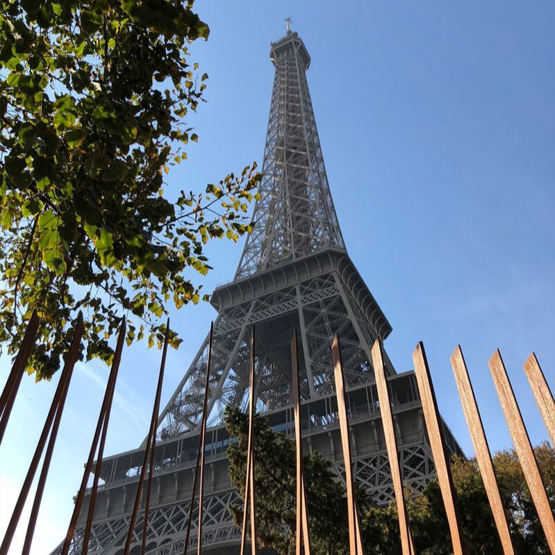 The Eiffel Tower. Visiting Paris's Left Bank.