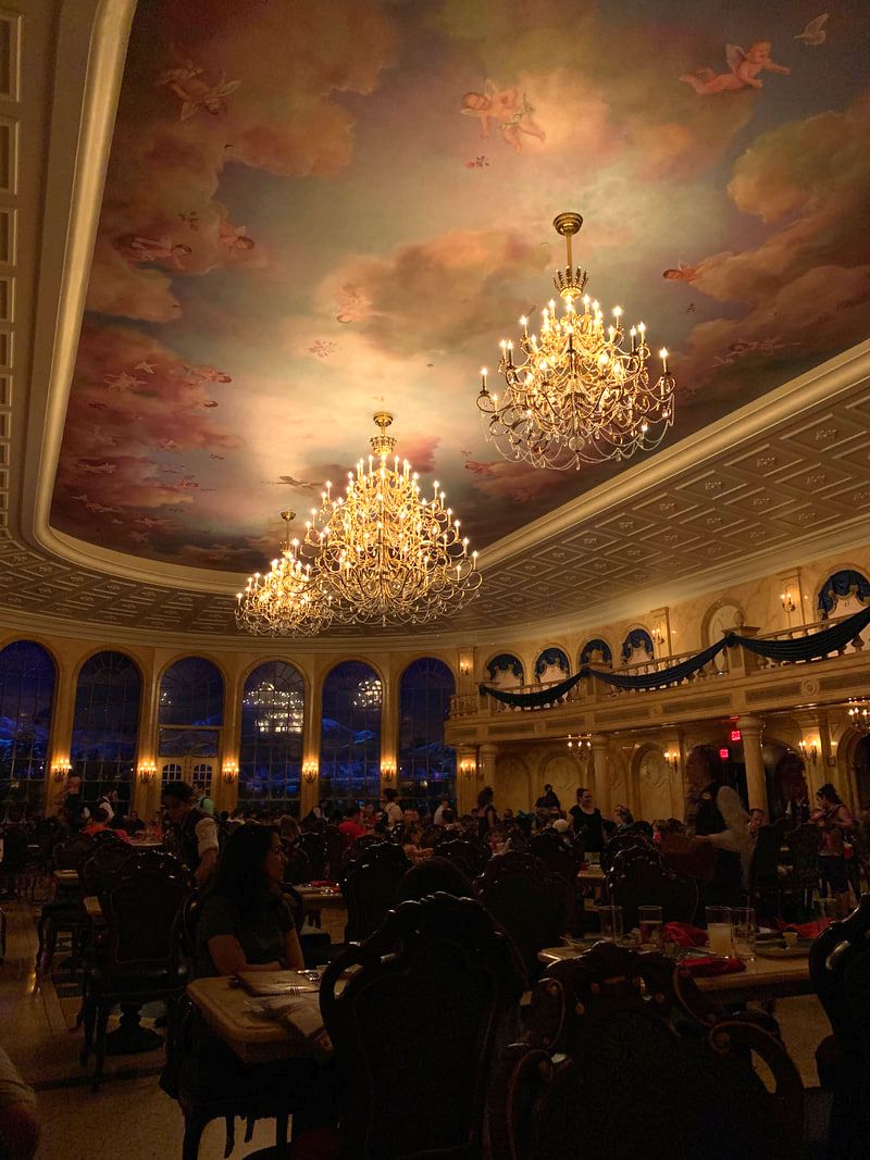 Main dining room, The Beast's Castle, Be Our Guest Restaurant