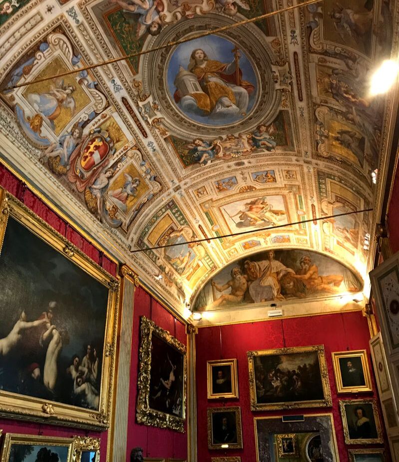 Pitti Palace interior, Florence, Italy