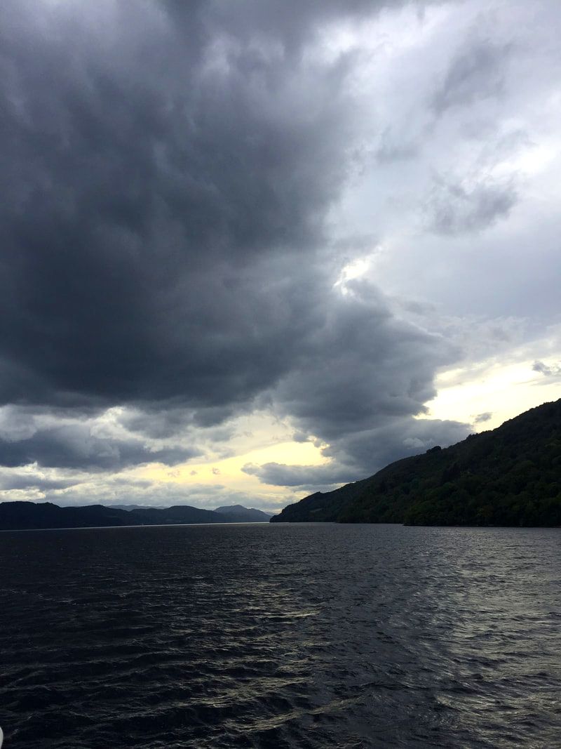 View of Loch Ness from a Jacobite cruise