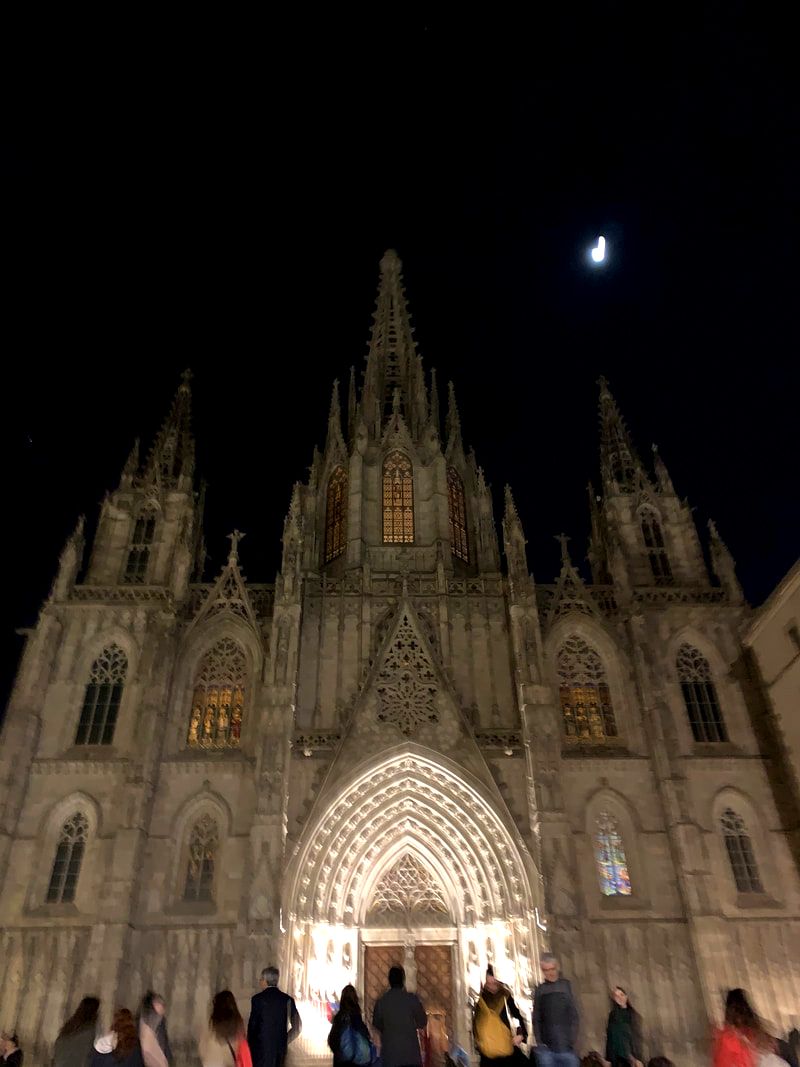 Barcelona Cathedral, Barcelona, Spain.