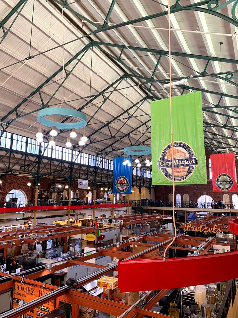 Indianapolis City Market, on the Indianapolis Cultural Trail