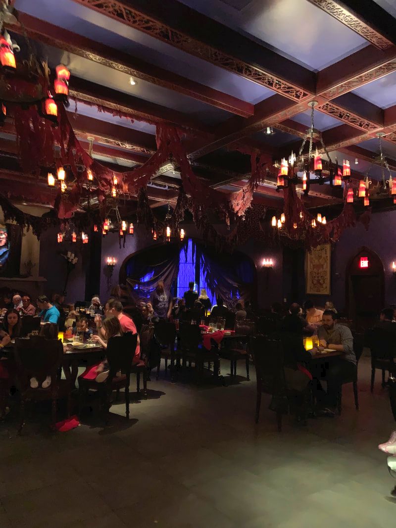 The West Wing dining area, The Beast's Castle, Be Our Guest Restaurant