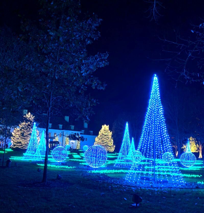 Winterlights at Newfields. Indianapolis Christmas Events, 2019