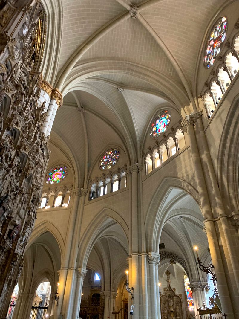 Catedral Primada Santa María de Toledo. A Day Trip to Toledo from Madrid.