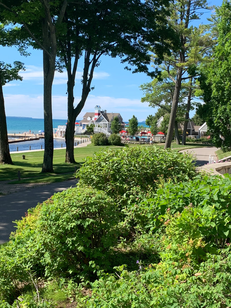 View from The Inn. The Homestead, Glen Arbor, Michigan