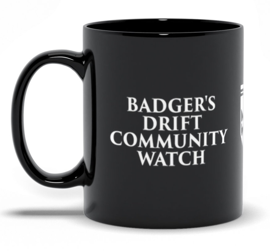 Midsomer Murders Badger's Drift Joke Mug
