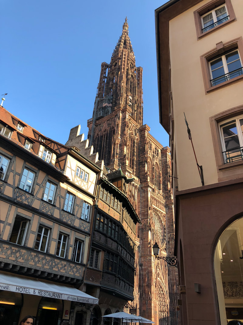 Strasbourg Cathedral. France by Train.