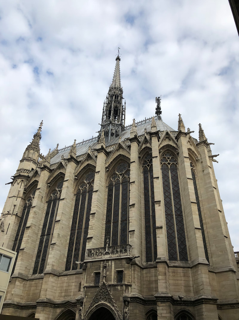 Exterior,Sainte Chapelle, Paris France