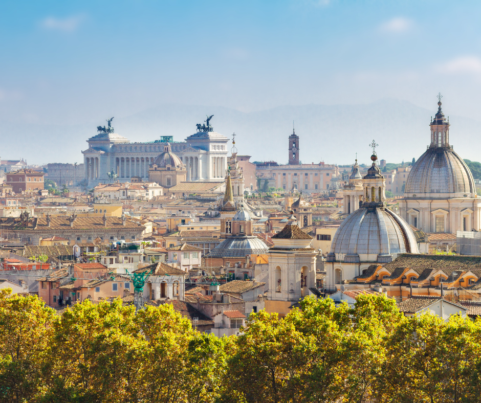 View of Rome. What to Wear in Italy in Summer.