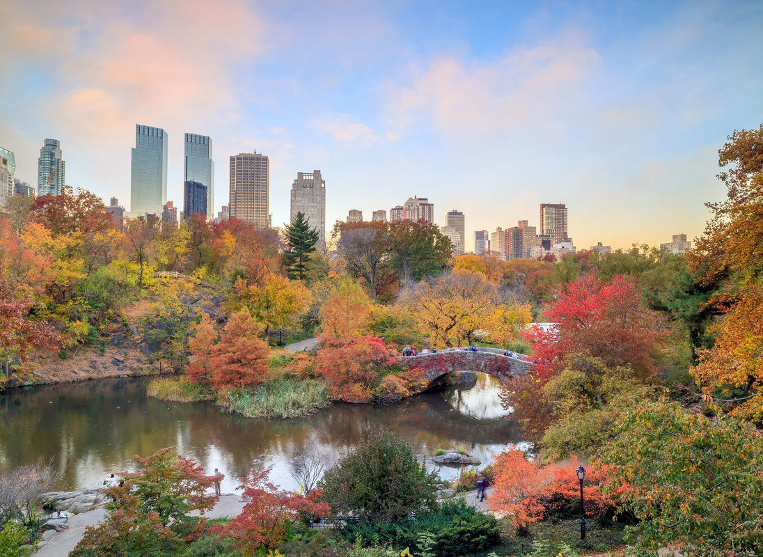 Views of Central Park in October. What to Wear in New York in October.