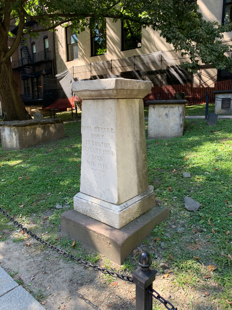 Paul Revere's Grave, Granary Burying Ground, Boston's Freedom Trail