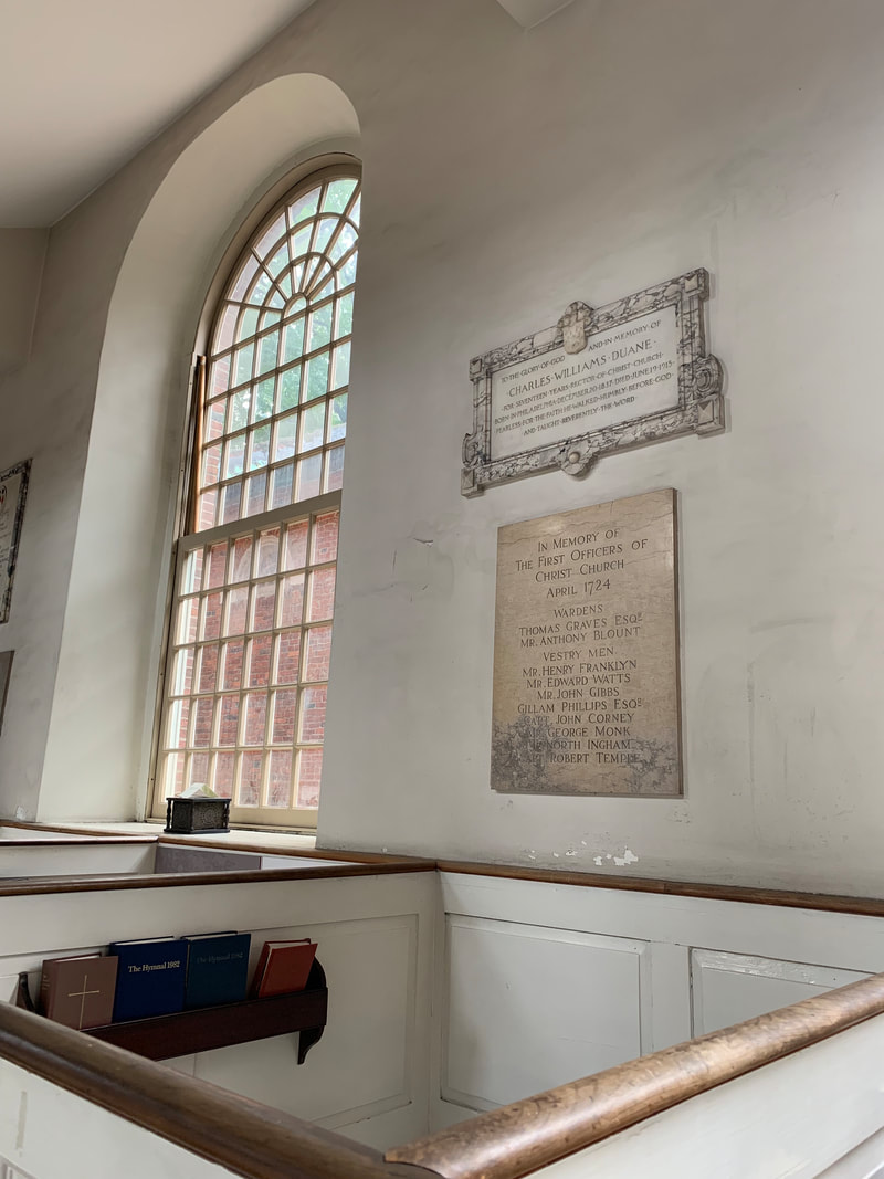 Pew at The Old North Church, Boston's Freedom Trail